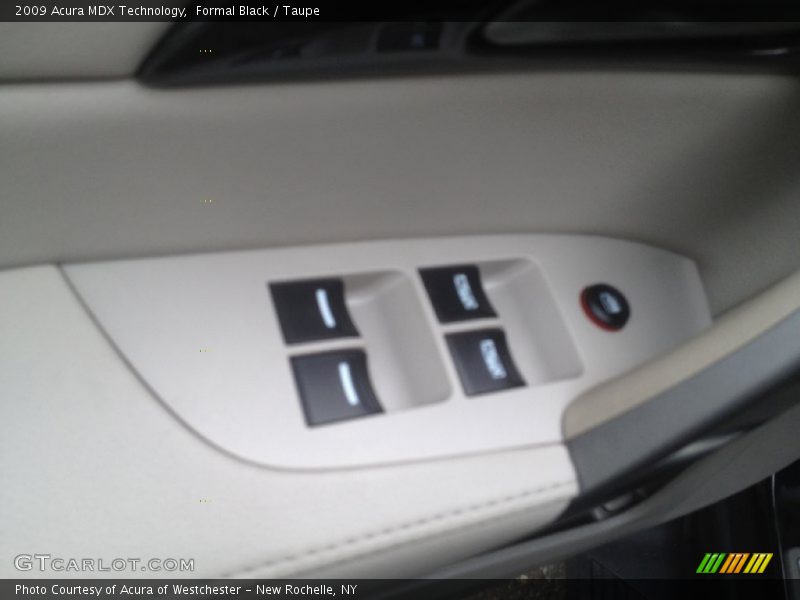 Formal Black / Taupe 2009 Acura MDX Technology