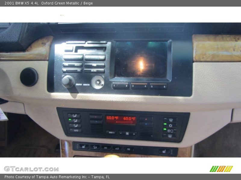 Oxford Green Metallic / Beige 2001 BMW X5 4.4i