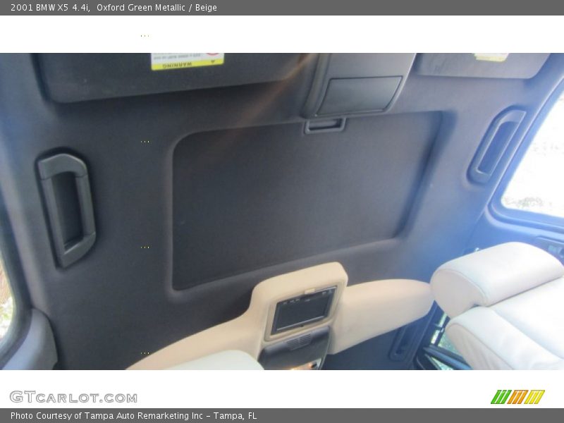 Oxford Green Metallic / Beige 2001 BMW X5 4.4i