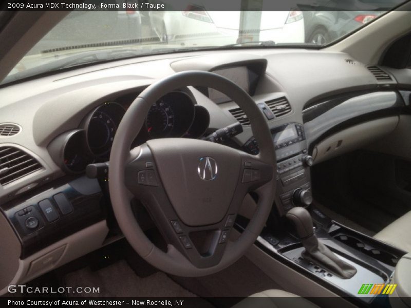 Formal Black / Taupe 2009 Acura MDX Technology
