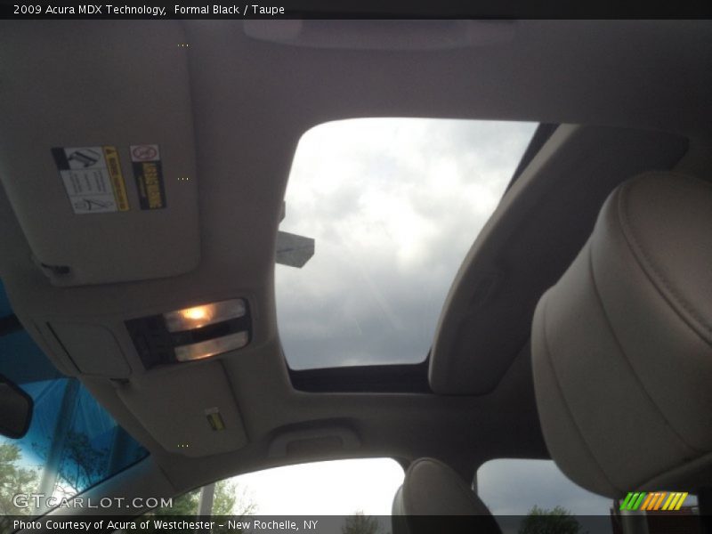 Formal Black / Taupe 2009 Acura MDX Technology