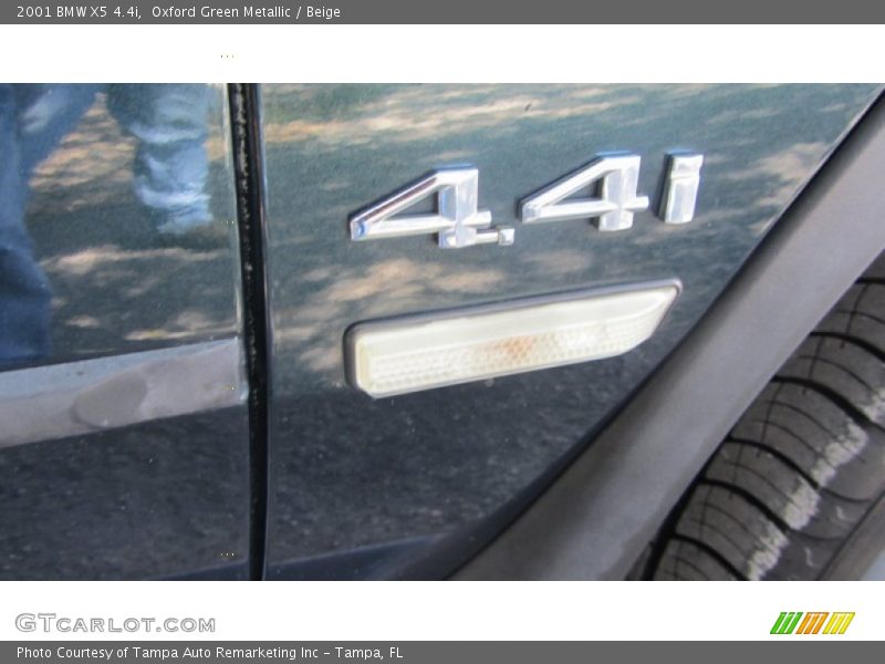 Oxford Green Metallic / Beige 2001 BMW X5 4.4i