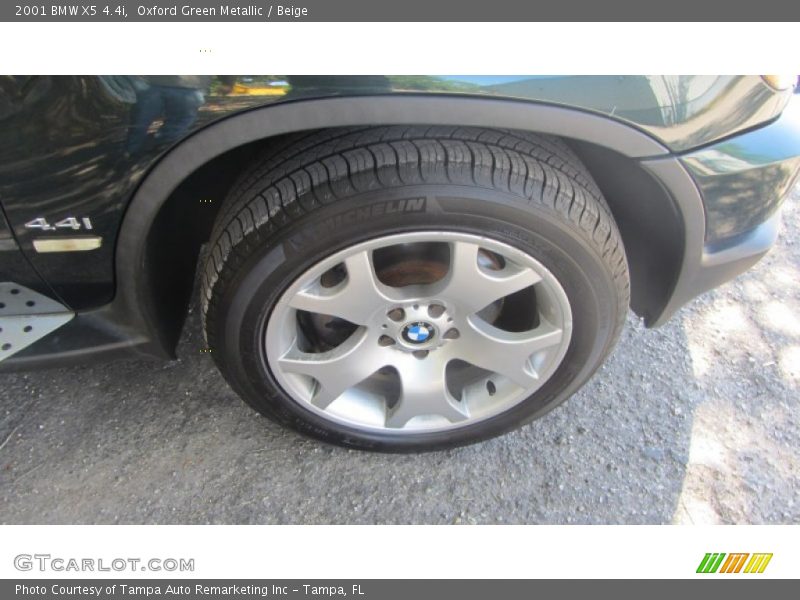 Oxford Green Metallic / Beige 2001 BMW X5 4.4i