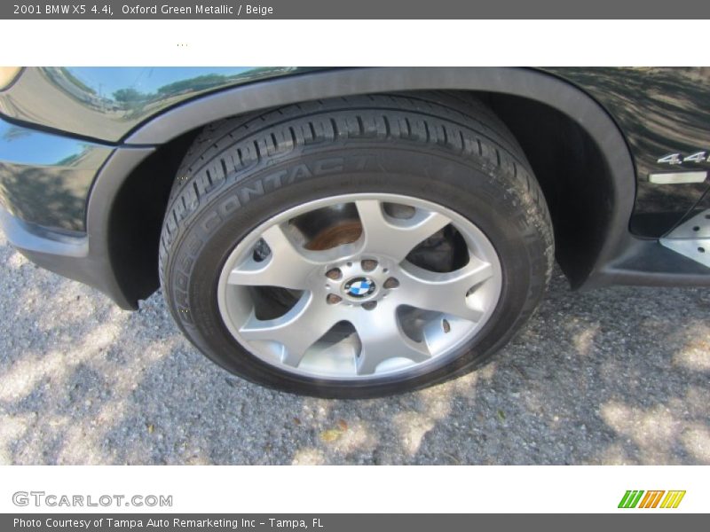Oxford Green Metallic / Beige 2001 BMW X5 4.4i