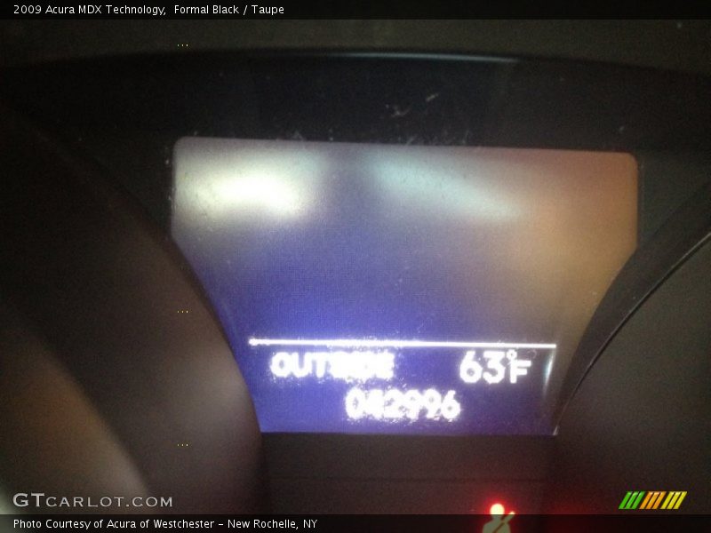 Formal Black / Taupe 2009 Acura MDX Technology