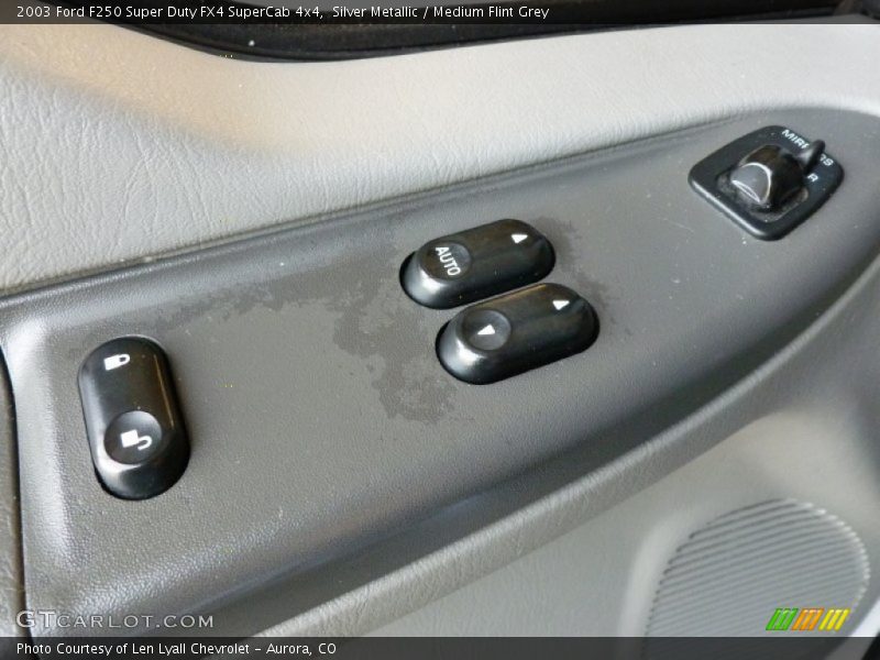 Silver Metallic / Medium Flint Grey 2003 Ford F250 Super Duty FX4 SuperCab 4x4