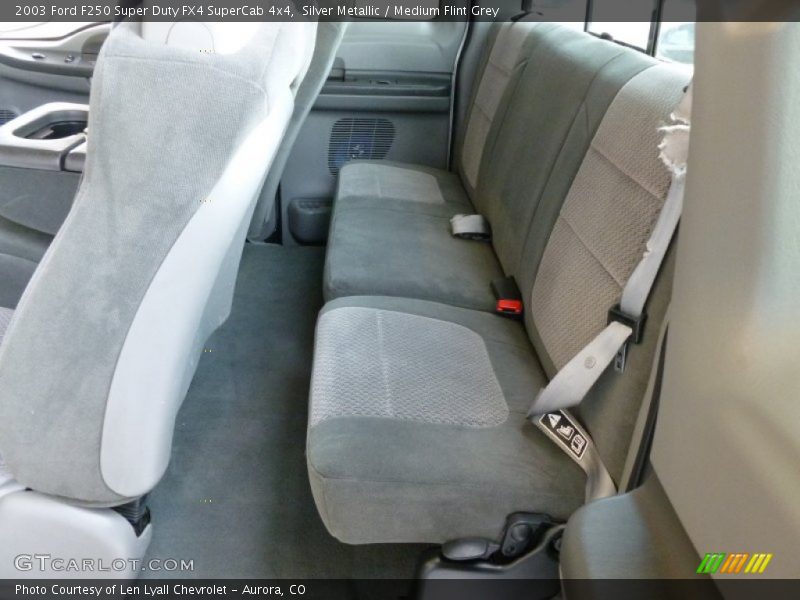Silver Metallic / Medium Flint Grey 2003 Ford F250 Super Duty FX4 SuperCab 4x4