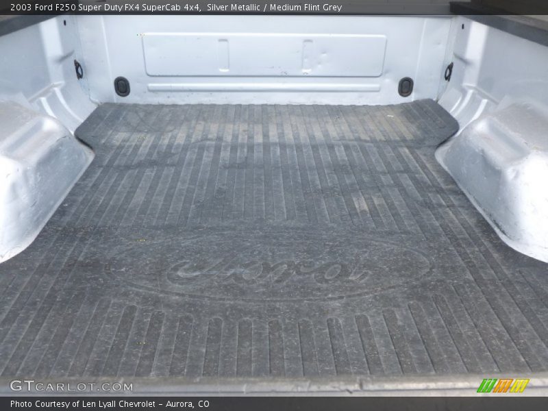 Silver Metallic / Medium Flint Grey 2003 Ford F250 Super Duty FX4 SuperCab 4x4