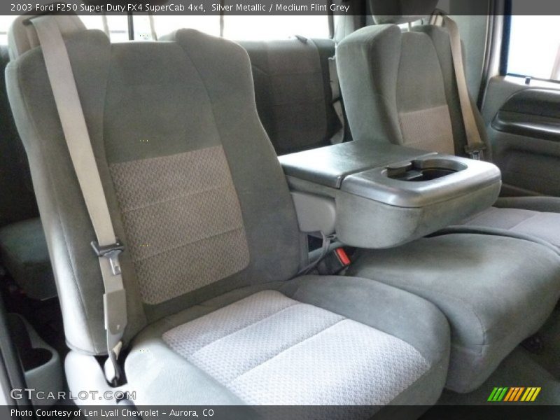 Silver Metallic / Medium Flint Grey 2003 Ford F250 Super Duty FX4 SuperCab 4x4