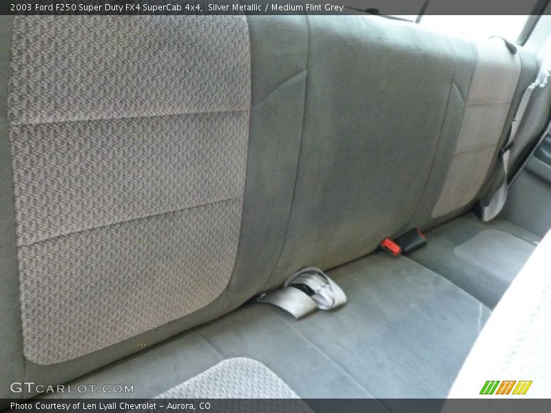 Silver Metallic / Medium Flint Grey 2003 Ford F250 Super Duty FX4 SuperCab 4x4