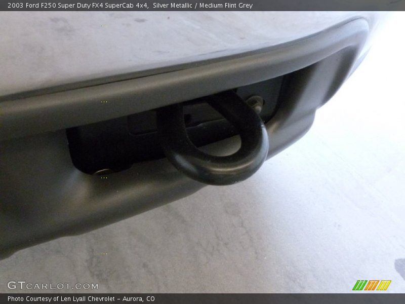Silver Metallic / Medium Flint Grey 2003 Ford F250 Super Duty FX4 SuperCab 4x4