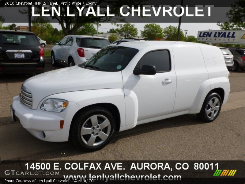 Arctic White / Ebony 2010 Chevrolet HHR LS Panel