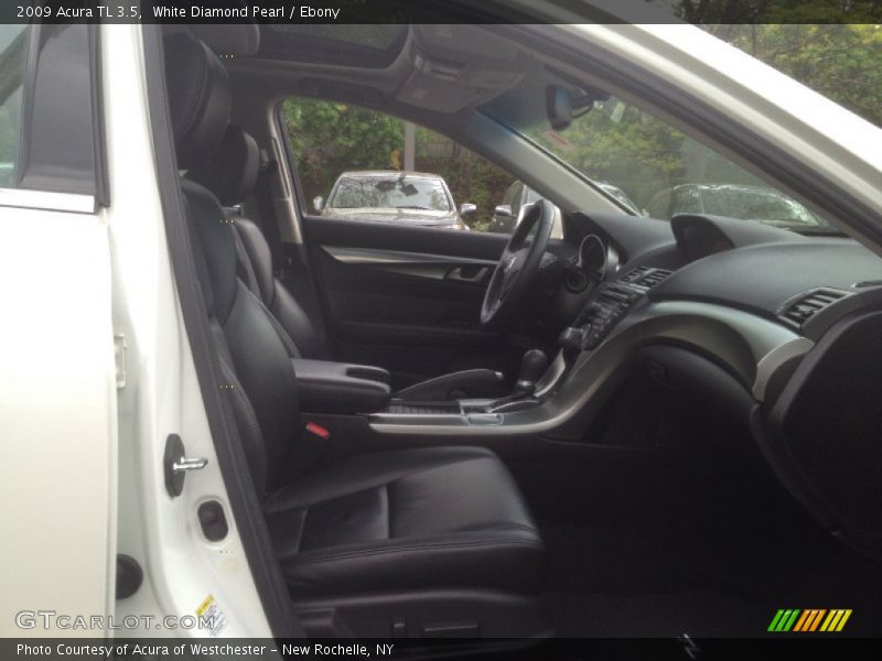White Diamond Pearl / Ebony 2009 Acura TL 3.5