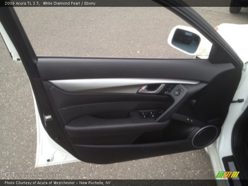 White Diamond Pearl / Ebony 2009 Acura TL 3.5