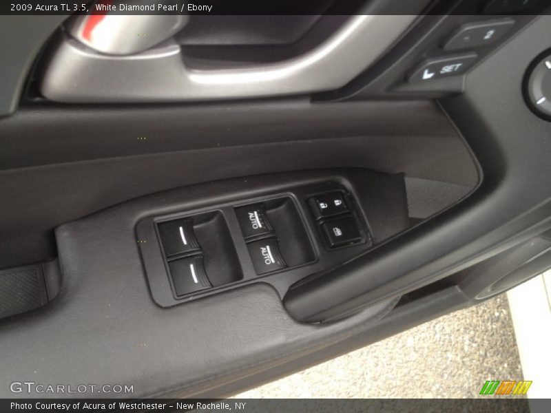 White Diamond Pearl / Ebony 2009 Acura TL 3.5