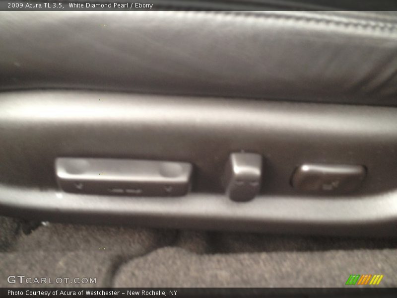White Diamond Pearl / Ebony 2009 Acura TL 3.5
