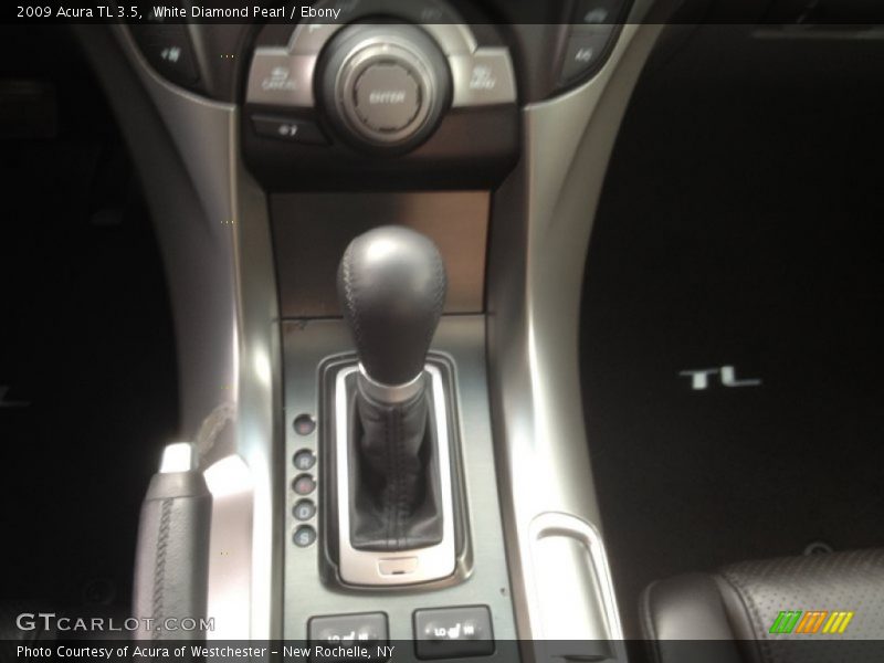 White Diamond Pearl / Ebony 2009 Acura TL 3.5