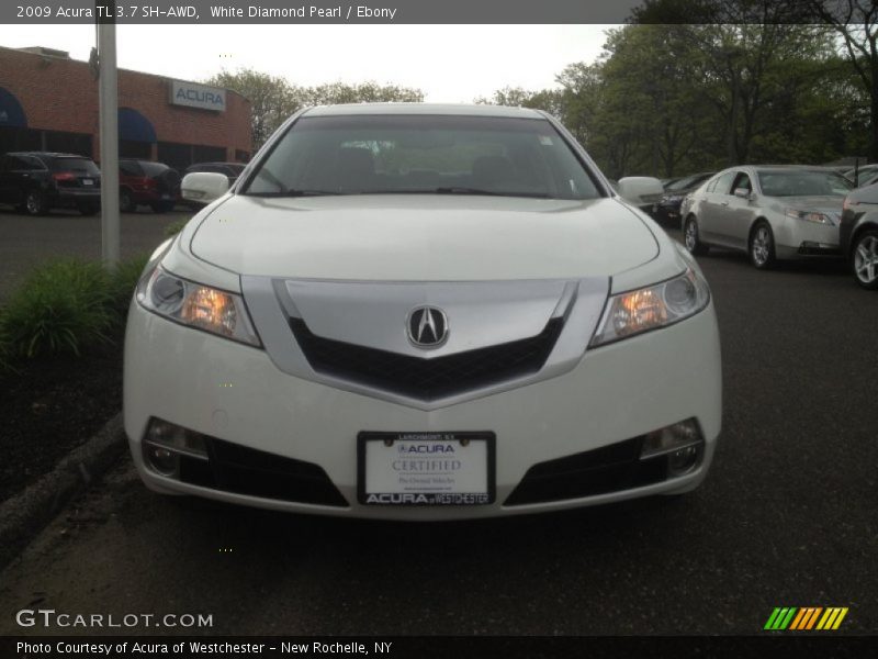 White Diamond Pearl / Ebony 2009 Acura TL 3.7 SH-AWD