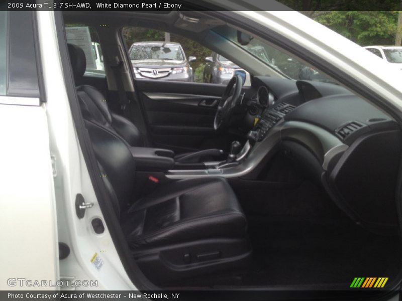 White Diamond Pearl / Ebony 2009 Acura TL 3.7 SH-AWD