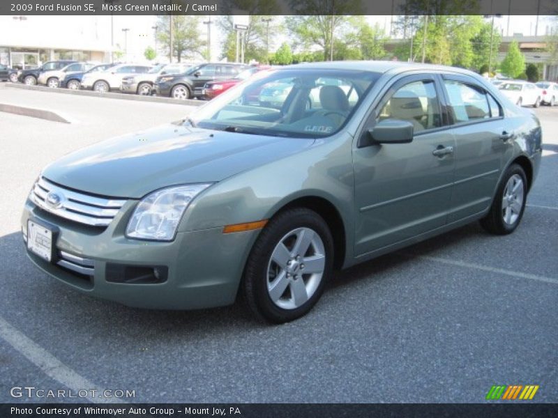 Moss Green Metallic / Camel 2009 Ford Fusion SE