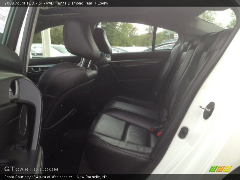 White Diamond Pearl / Ebony 2009 Acura TL 3.7 SH-AWD