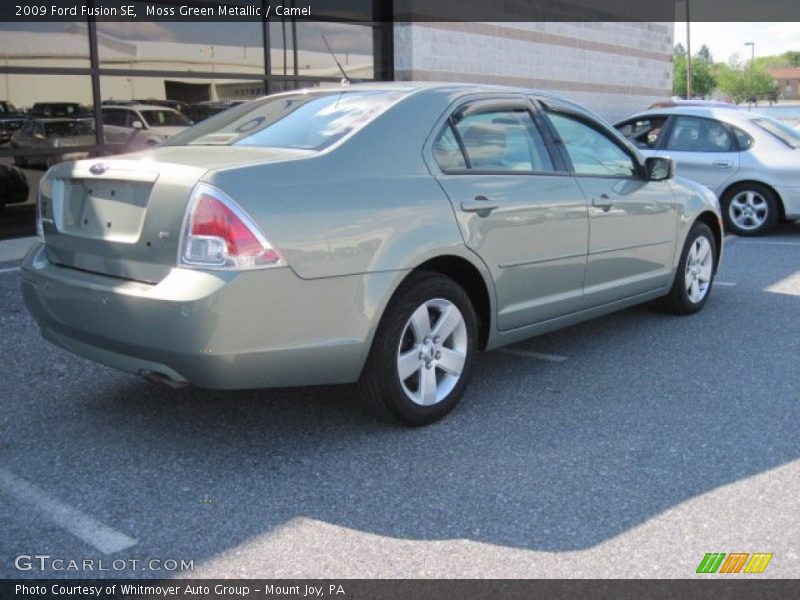 Moss Green Metallic / Camel 2009 Ford Fusion SE