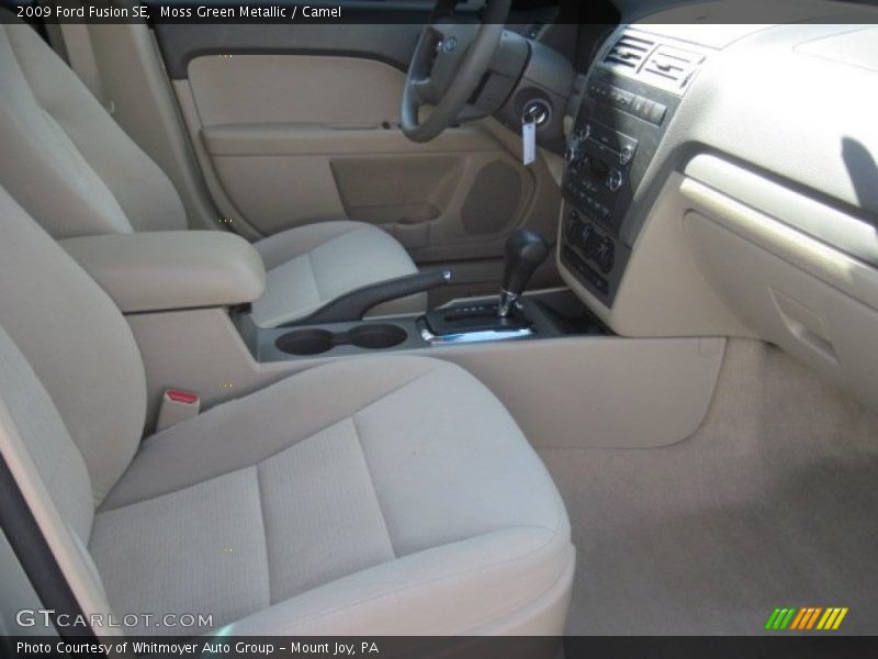 Moss Green Metallic / Camel 2009 Ford Fusion SE