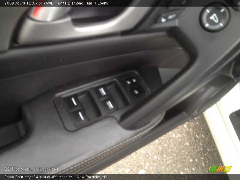 White Diamond Pearl / Ebony 2009 Acura TL 3.7 SH-AWD