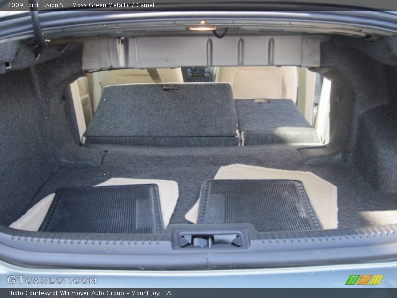 Moss Green Metallic / Camel 2009 Ford Fusion SE