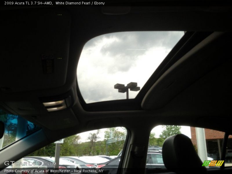 White Diamond Pearl / Ebony 2009 Acura TL 3.7 SH-AWD