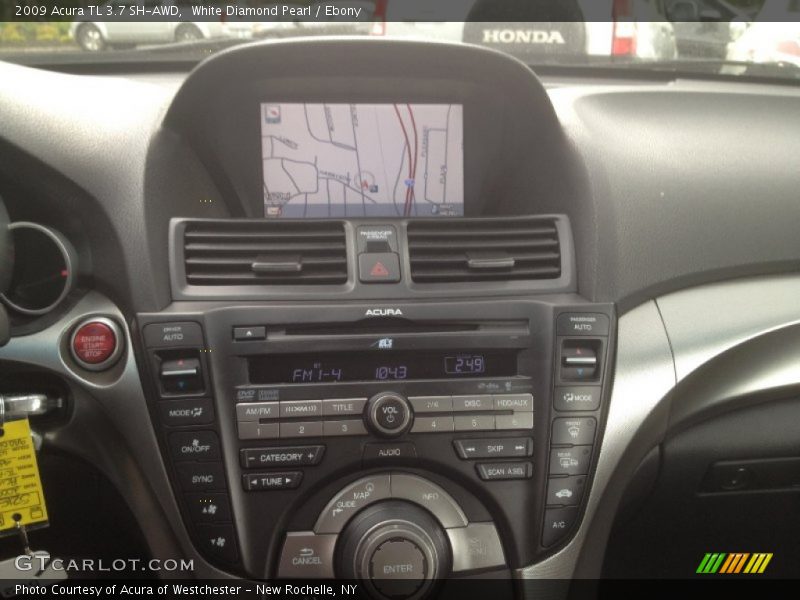 White Diamond Pearl / Ebony 2009 Acura TL 3.7 SH-AWD