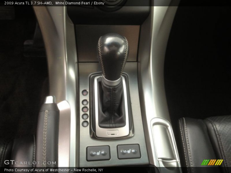 White Diamond Pearl / Ebony 2009 Acura TL 3.7 SH-AWD