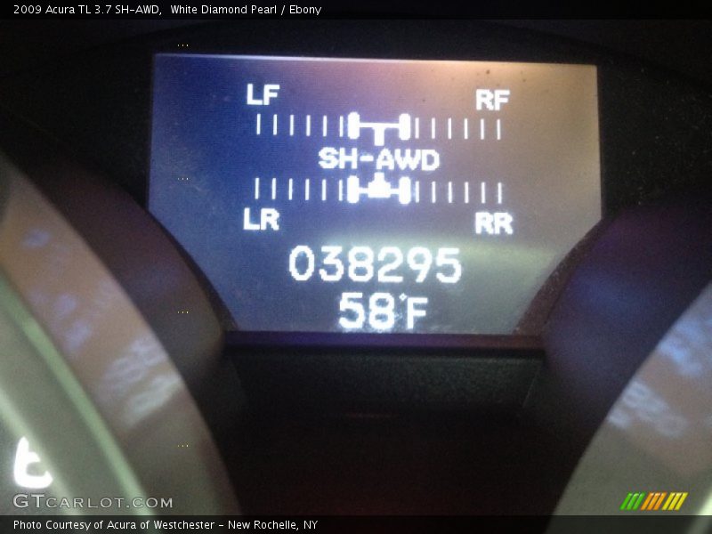 White Diamond Pearl / Ebony 2009 Acura TL 3.7 SH-AWD