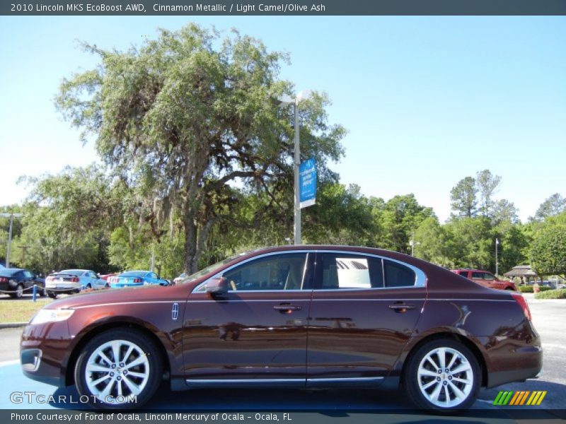 Cinnamon Metallic / Light Camel/Olive Ash 2010 Lincoln MKS EcoBoost AWD