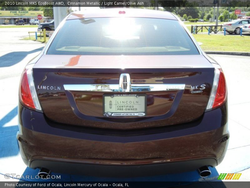 Cinnamon Metallic / Light Camel/Olive Ash 2010 Lincoln MKS EcoBoost AWD