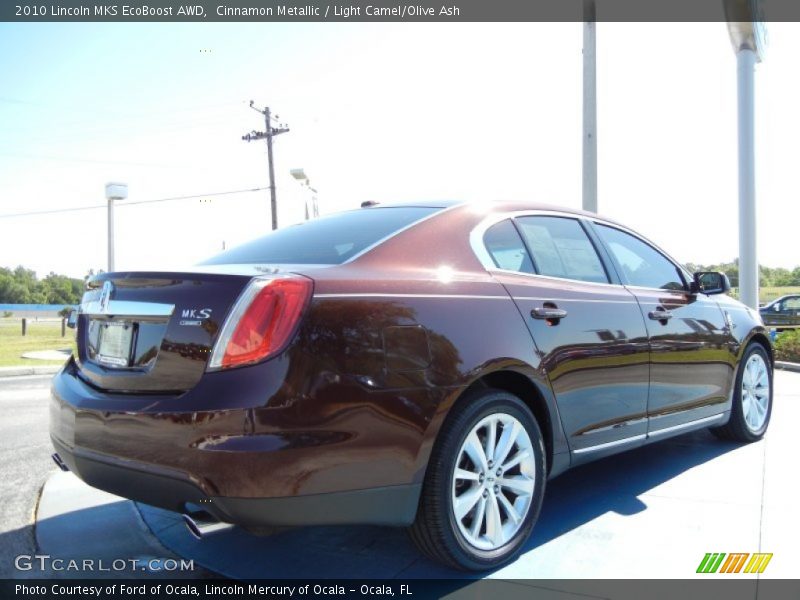 Cinnamon Metallic / Light Camel/Olive Ash 2010 Lincoln MKS EcoBoost AWD
