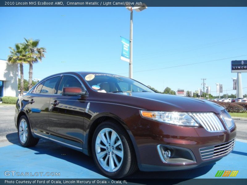 Cinnamon Metallic / Light Camel/Olive Ash 2010 Lincoln MKS EcoBoost AWD