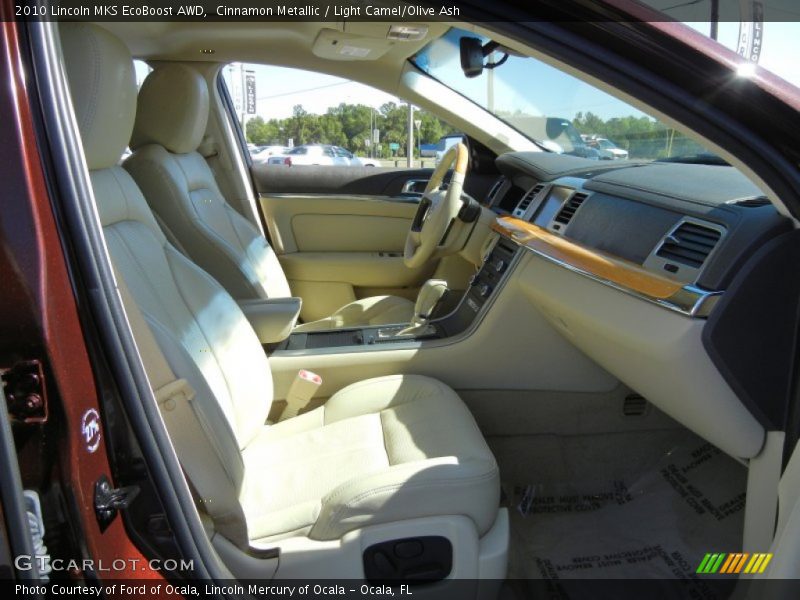 Cinnamon Metallic / Light Camel/Olive Ash 2010 Lincoln MKS EcoBoost AWD