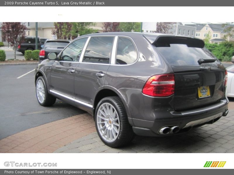 Lava Grey Metallic / Black 2009 Porsche Cayenne Turbo S