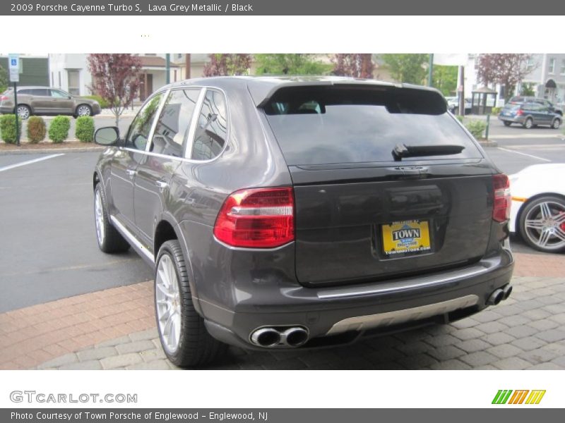 Lava Grey Metallic / Black 2009 Porsche Cayenne Turbo S