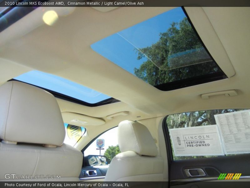 Cinnamon Metallic / Light Camel/Olive Ash 2010 Lincoln MKS EcoBoost AWD