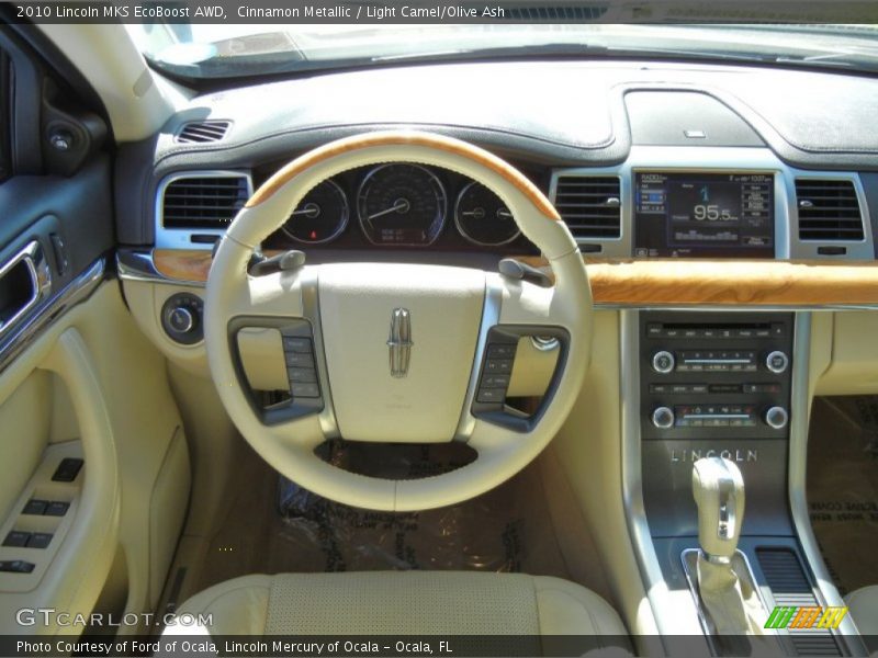 Cinnamon Metallic / Light Camel/Olive Ash 2010 Lincoln MKS EcoBoost AWD