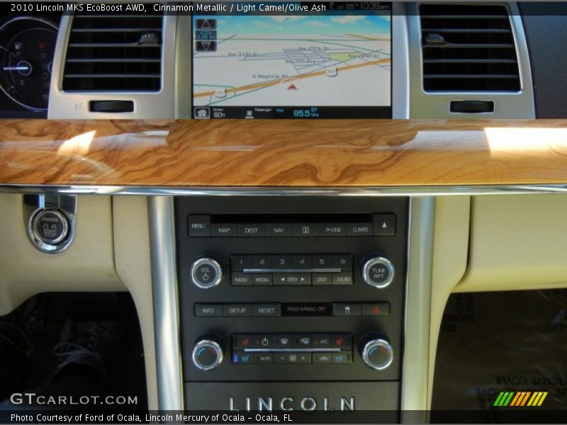 Cinnamon Metallic / Light Camel/Olive Ash 2010 Lincoln MKS EcoBoost AWD