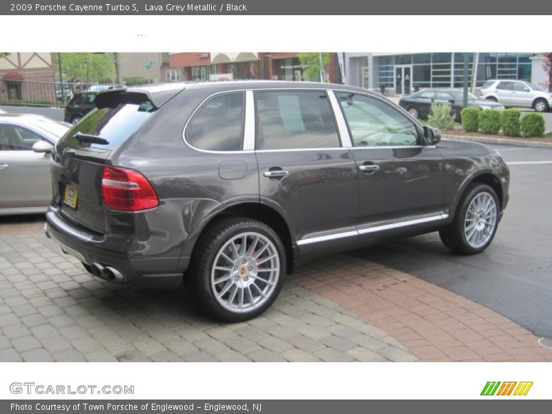 Lava Grey Metallic / Black 2009 Porsche Cayenne Turbo S