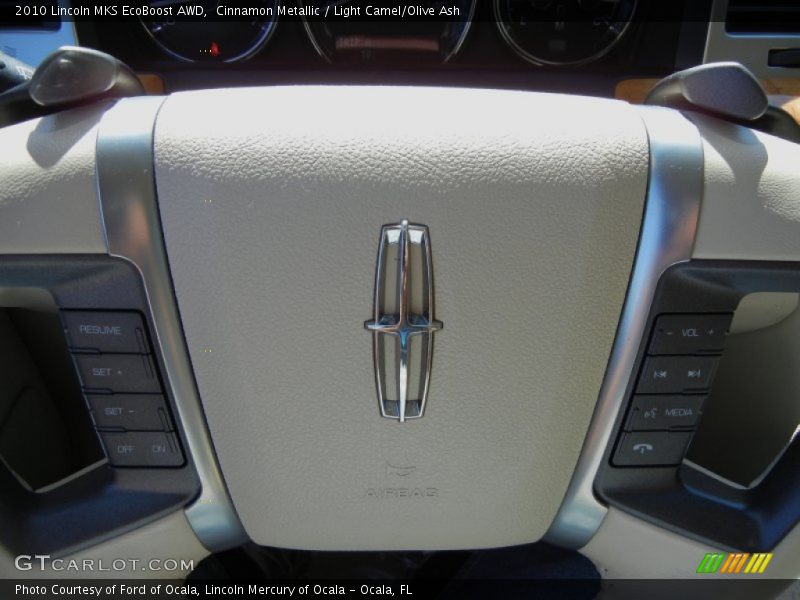 Cinnamon Metallic / Light Camel/Olive Ash 2010 Lincoln MKS EcoBoost AWD
