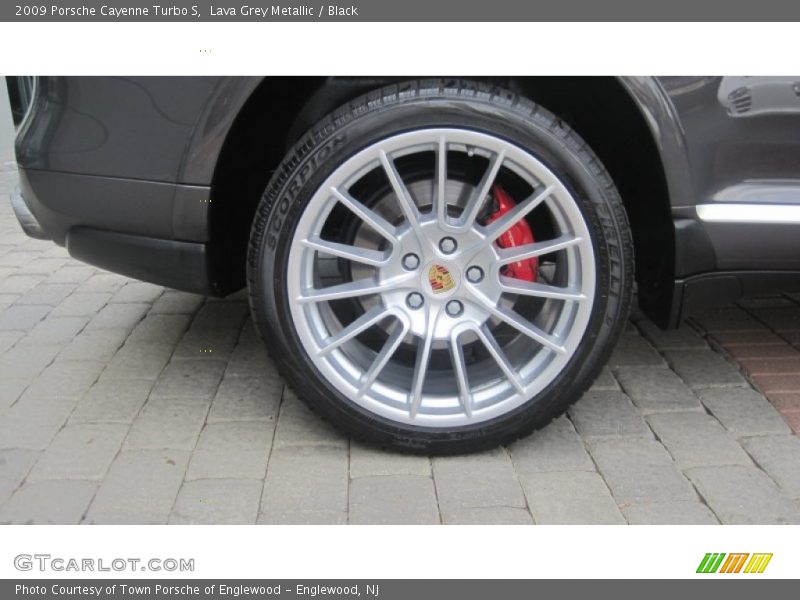 Lava Grey Metallic / Black 2009 Porsche Cayenne Turbo S