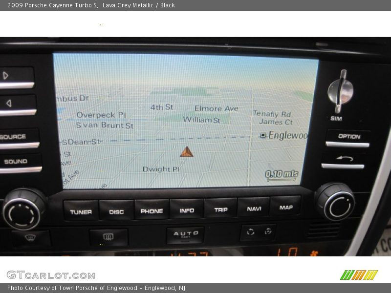 Lava Grey Metallic / Black 2009 Porsche Cayenne Turbo S