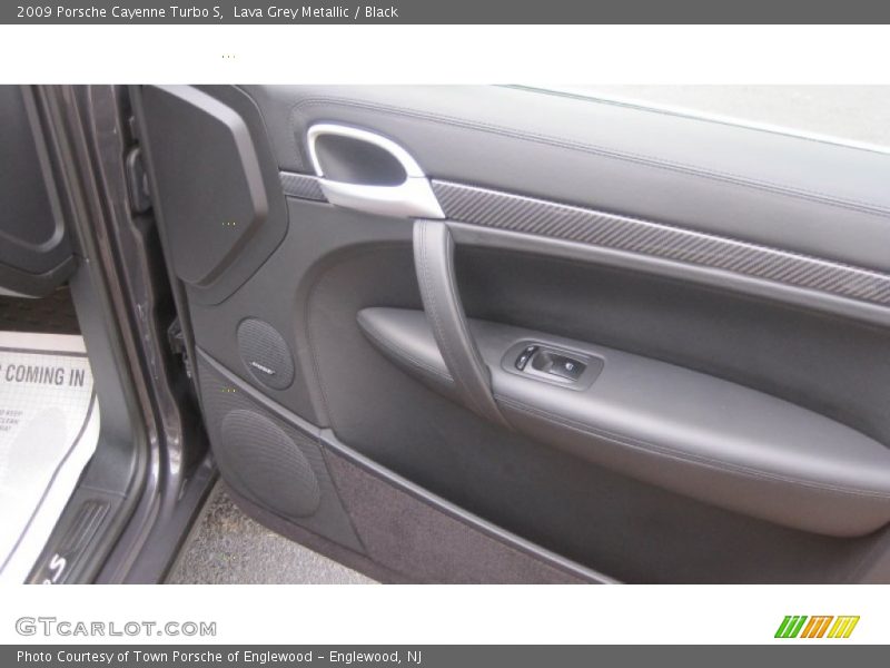 Lava Grey Metallic / Black 2009 Porsche Cayenne Turbo S