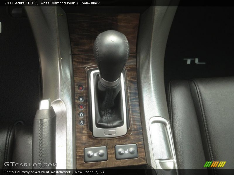 White Diamond Pearl / Ebony Black 2011 Acura TL 3.5