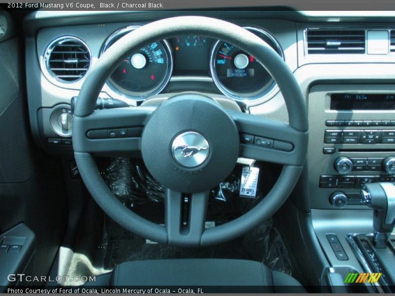 Black / Charcoal Black 2012 Ford Mustang V6 Coupe